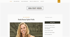 Desktop Screenshot of mma-fight-video.com