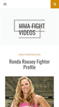 Mobile Screenshot of mma-fight-video.com